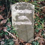 James H. Moore's gravestone