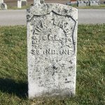 Jeptha Lindley's gravestone