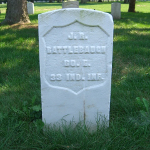 John R. Rattlebaugh's gravestone