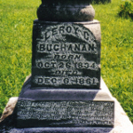 Leroy C. Buchanan's gravestone