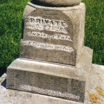 Leroy C. Buchanan's gravestone