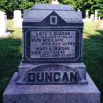 Lloyd T. Dunkin's gravestone