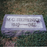 Madison C. Stephenson's gravestone