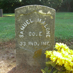 Samuel C. Malone's gravestone