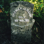 Thomas J. Dean's gravestone