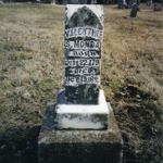 Valentine S. Monday's gravestone