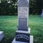 William A. Whitson's gravestone