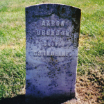 Aaron Brunson's gravestone