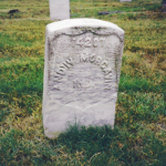Andrew Mungavin's gravestone