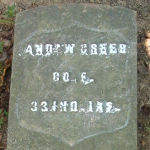 Andrew W. Greer's gravestone
