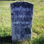 David H. Pierce's gravestone