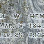 Daniel W. Heminger's gravestone