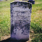 Enox Brunson's gravestone