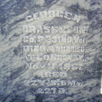 George H. Braselton's gravestone