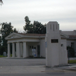 Pomona Valley Memorial Park Cemetery enterance, LA Co., CA