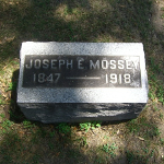 Joseph E. Mossey's gravestone