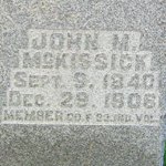 John M. McKissick's gravestone