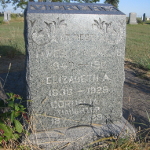 James P. Vickers' gravestone