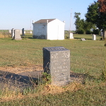 James P. Vickers' gravestone