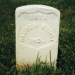 Rueben Bundy's gravestone