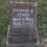 Richard D. Perry's gravestone