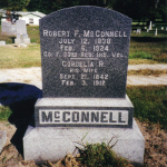 Robert F. McConnell's gravestone