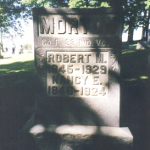 Robert M. Morton's gravestone