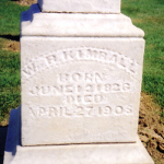 William B. Kimball's gravestone