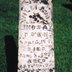 William Lindsay's gravestone