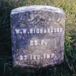 William W. Richardson's gravestone