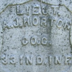 Augustine J. Horton's gravestone