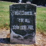 Benjamin F. Jones's gravestone