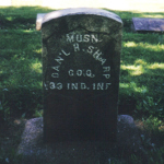 Daniel H. Sharp's gravestone