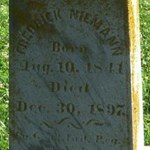 Fredrick J. Nieman's gravestone