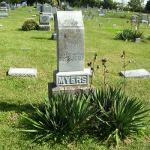 George Myers' gravestone