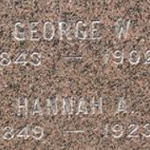 George W. Percifield's gravestone