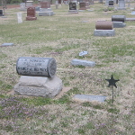 Isaac N. Hubbard's gravestone