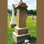 James F. Mahan's gravestone
