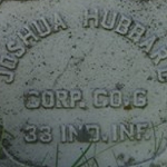 Joshua Hubbard's gravestone