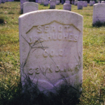 James Hughes' gravestone