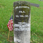 John Reynolds' gravestone