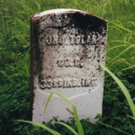 John Tolan's gravestone