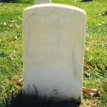 Napoleon B. Wayt's gravestone