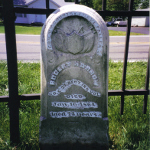 Robert Harrow's gravestone