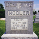 Samuel Hodler's gravestone