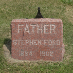 Stephen Ford's gravestone