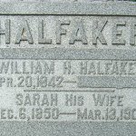 William H. Halfaker's gravestone