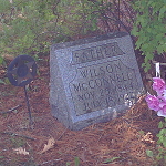 Wilson McConnell's gravestone