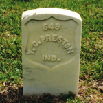 Yancey C. Preston's gravestone