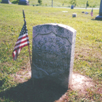 Andrew J. Whitesett's gravestone